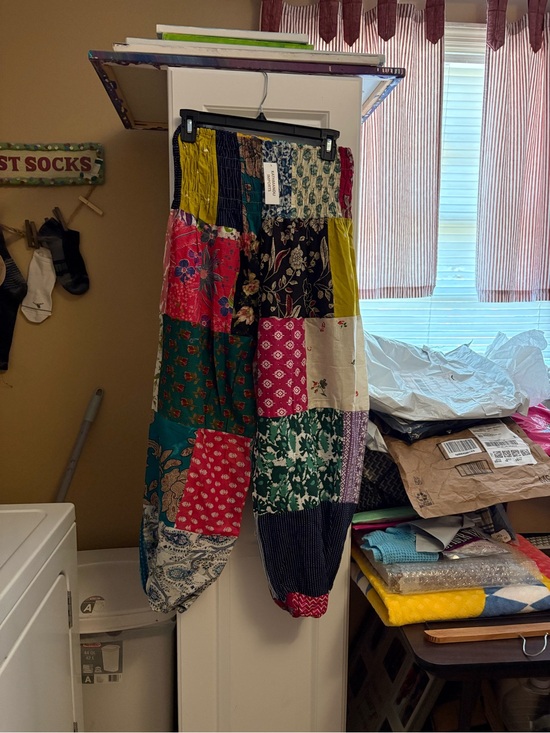 Kathmandu Pants - NWT Kathmandu Multicolor Patchwork Joggers